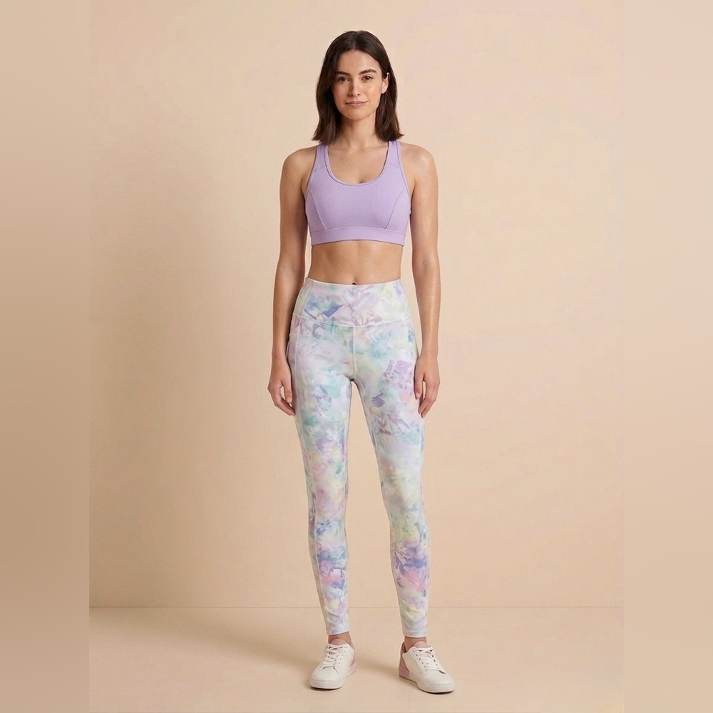Victoria's Secret Pastel Multicolor Tie-Dye Girls' Leggings